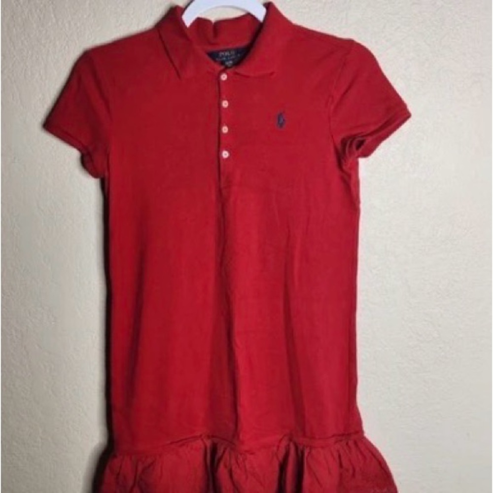 Polo by Ralph Lauren Kids Red Polo Dress size 16
